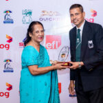 Charles Wijewardena felicitated at the SLSRFR AGM 2023