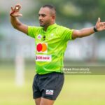 Experienced Referee Ishanka, among the match officials at the Asia Rugby Women’s Championship.