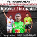 Asia Rugby TID Panel Referee Raveen Alexander to officiate in Japan 🇯🇵🇯🇵