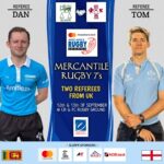 Two Referees from the United Kingdom, Dan & Tom, will officiate at the 2025 Mercantile Rugby 7s.